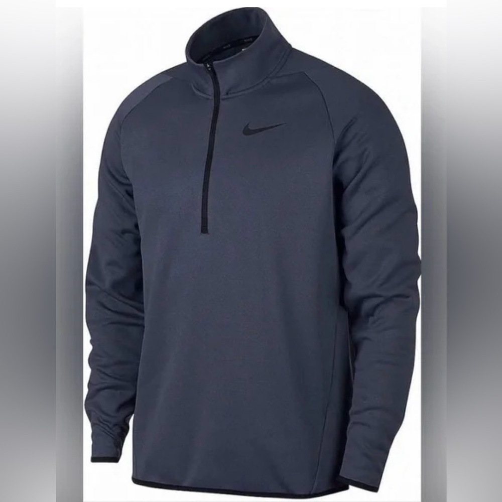 Nike 1/2 Zip Pullover Training Jacket Blue Embroidered Logo Men’s XL NWT